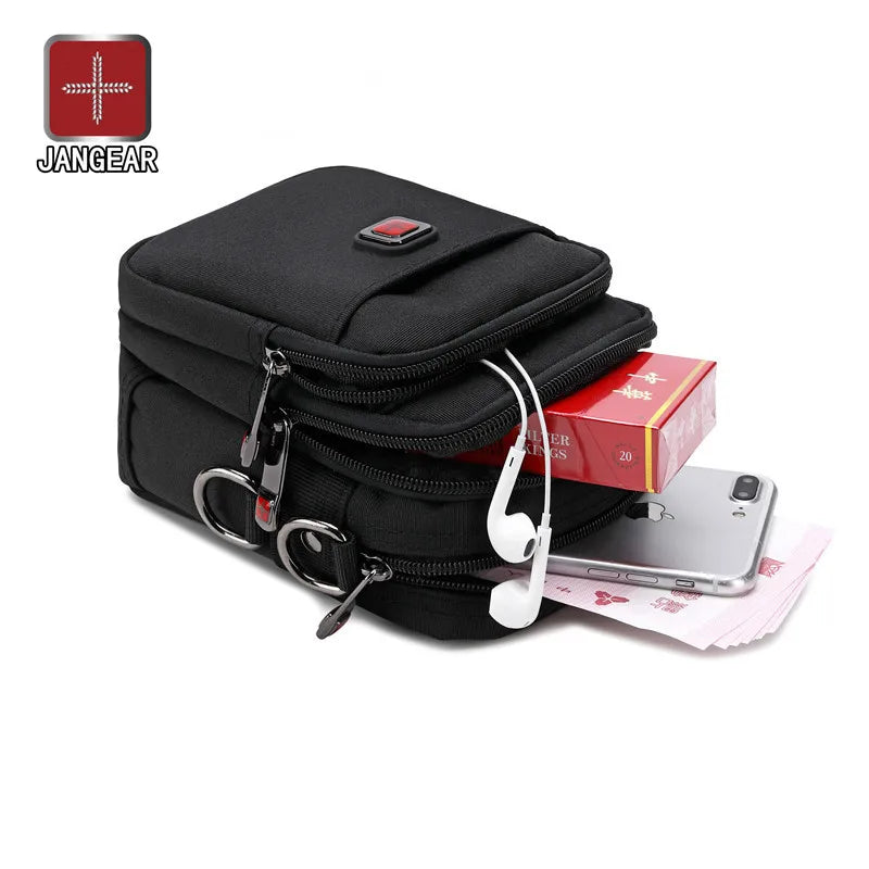 Men's Large Waterproof Messenger Bag - Oxford Nylon