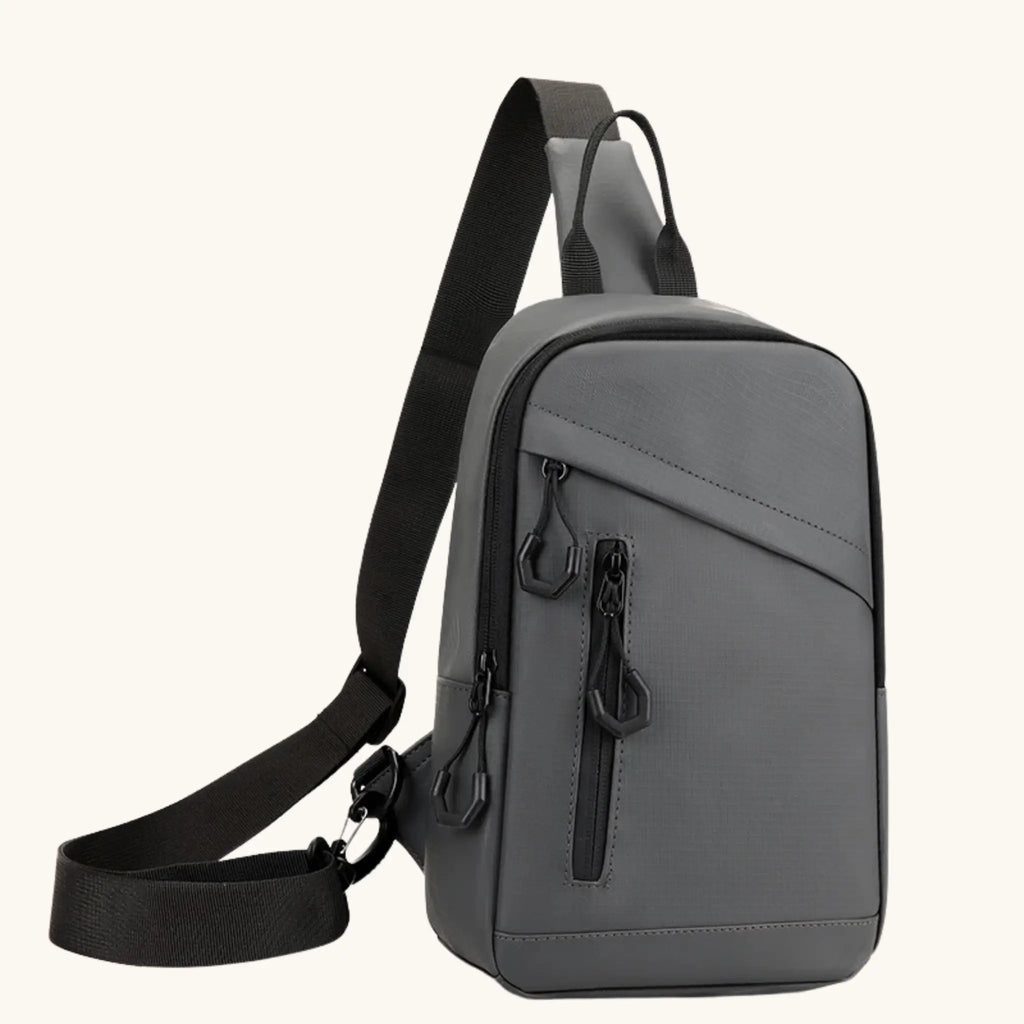 Men's Compact Anti-Theft Sling Bag - USB Chest & Crossbody Pack