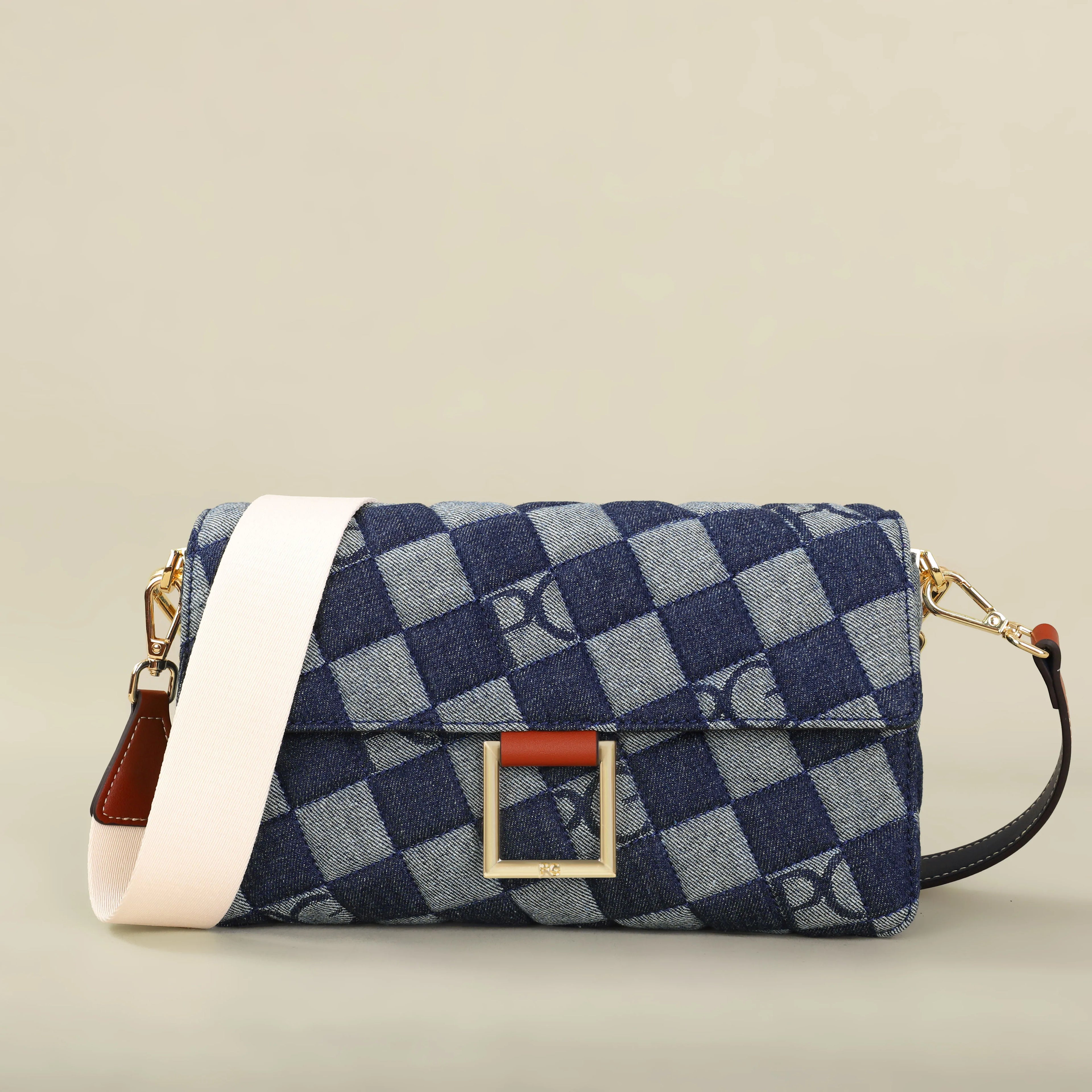 Women's Classic Flap Crossbody Bag - PU Leather