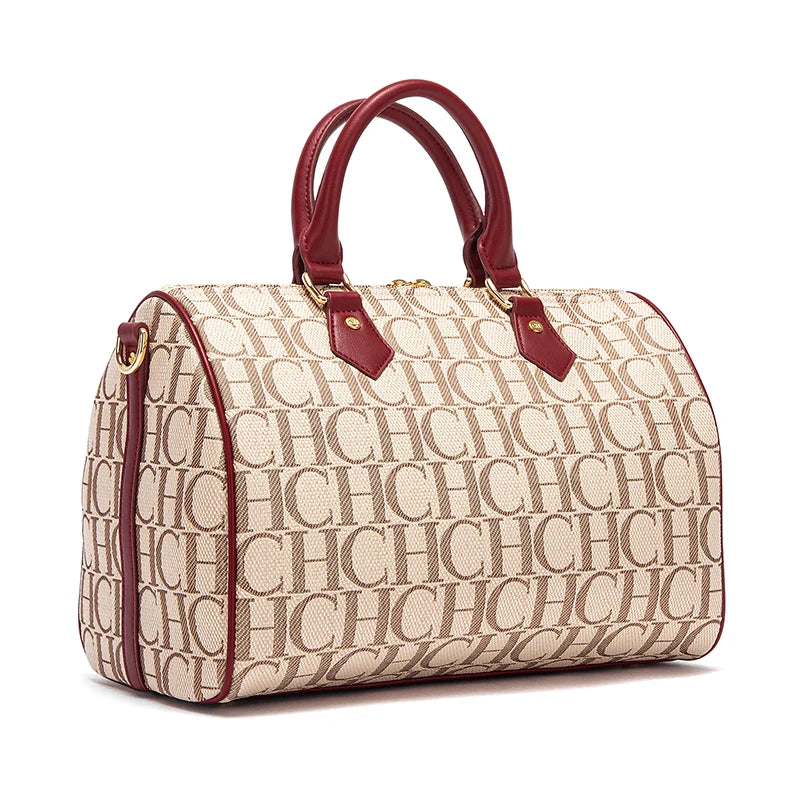 Women's Boston Bag - PU Leather Pillow Crossbody