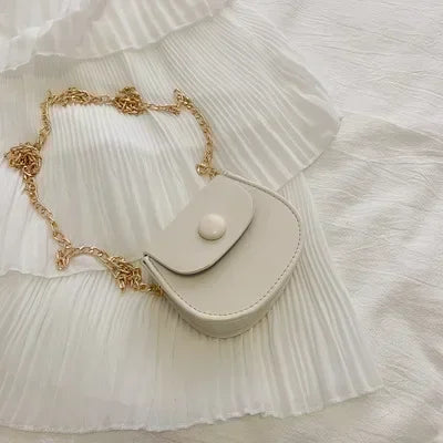 Mini Square Crossbody Bag for Women - Chic PU Leather