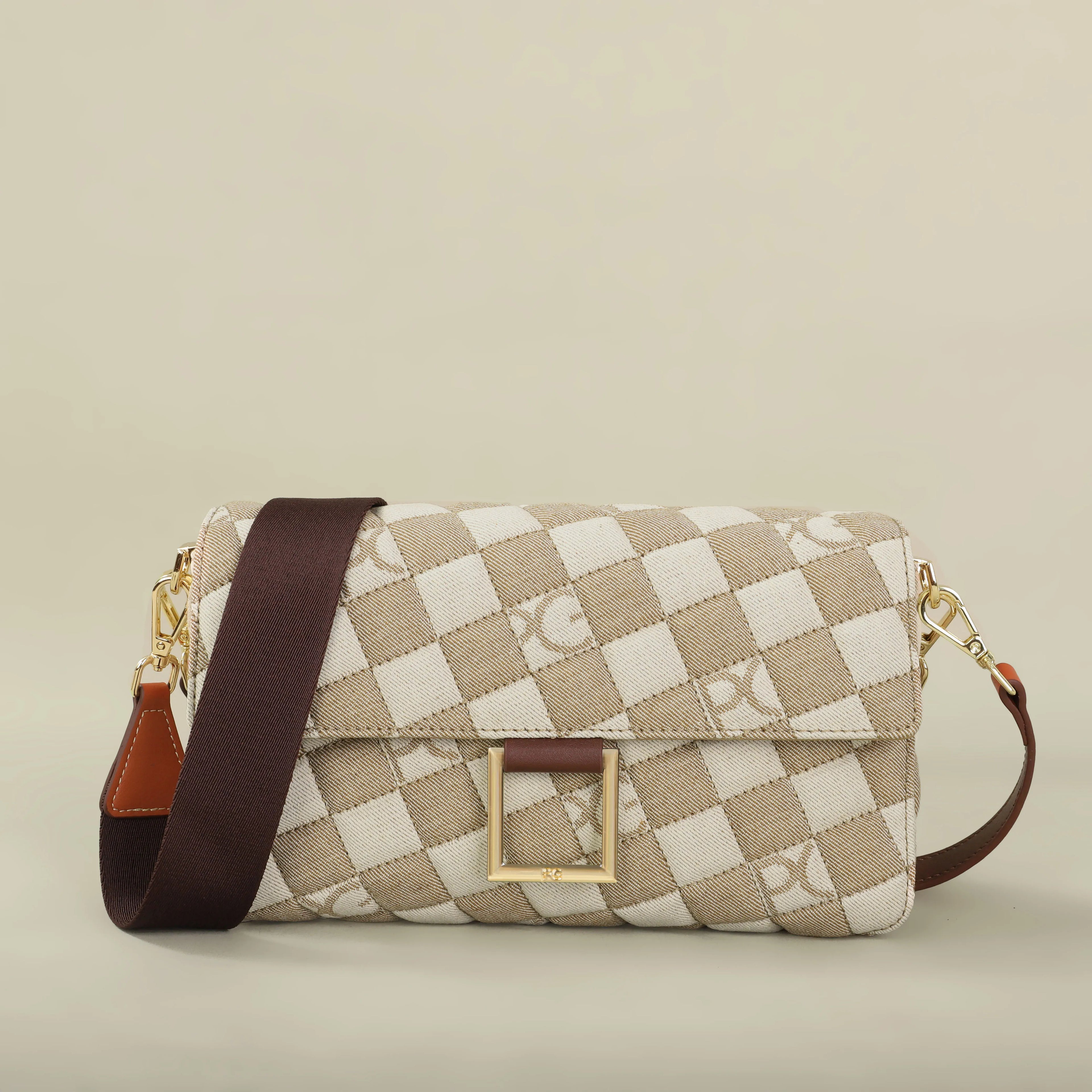 Women's Classic Flap Crossbody Bag - PU Leather