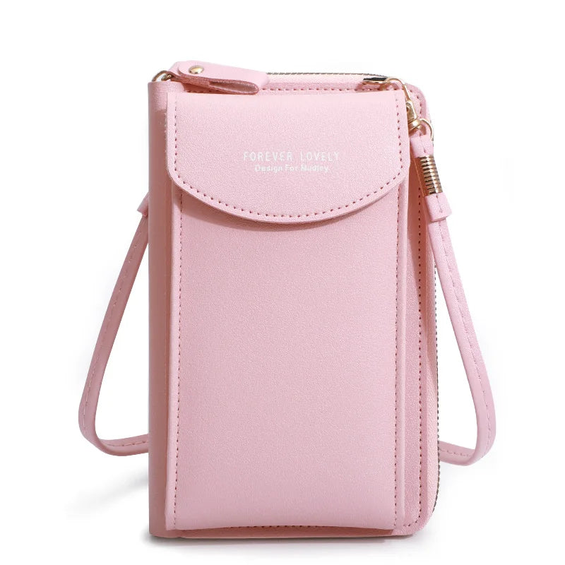 Women's Double-Layer Crossbody Wallet - All-in-One Organizer