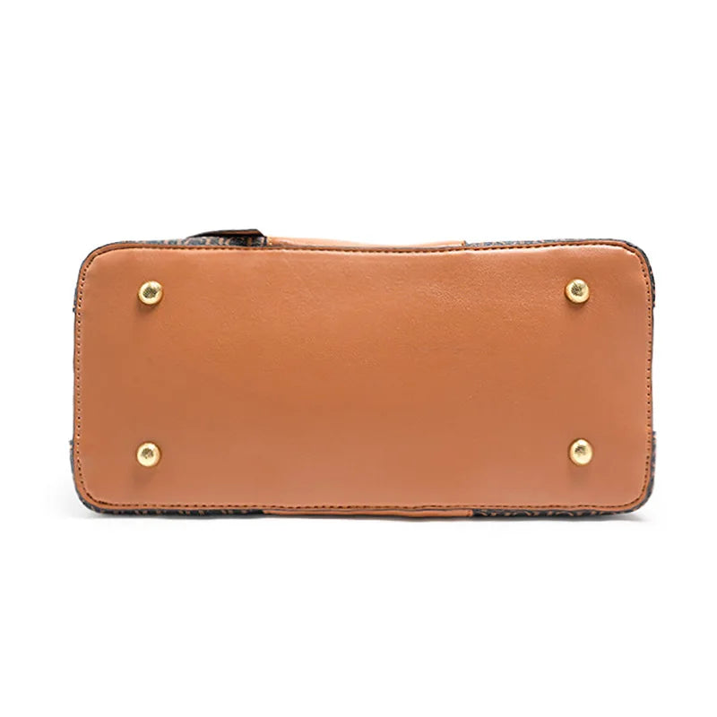 Large Capacity Tote Bag for Women - PU Leather
