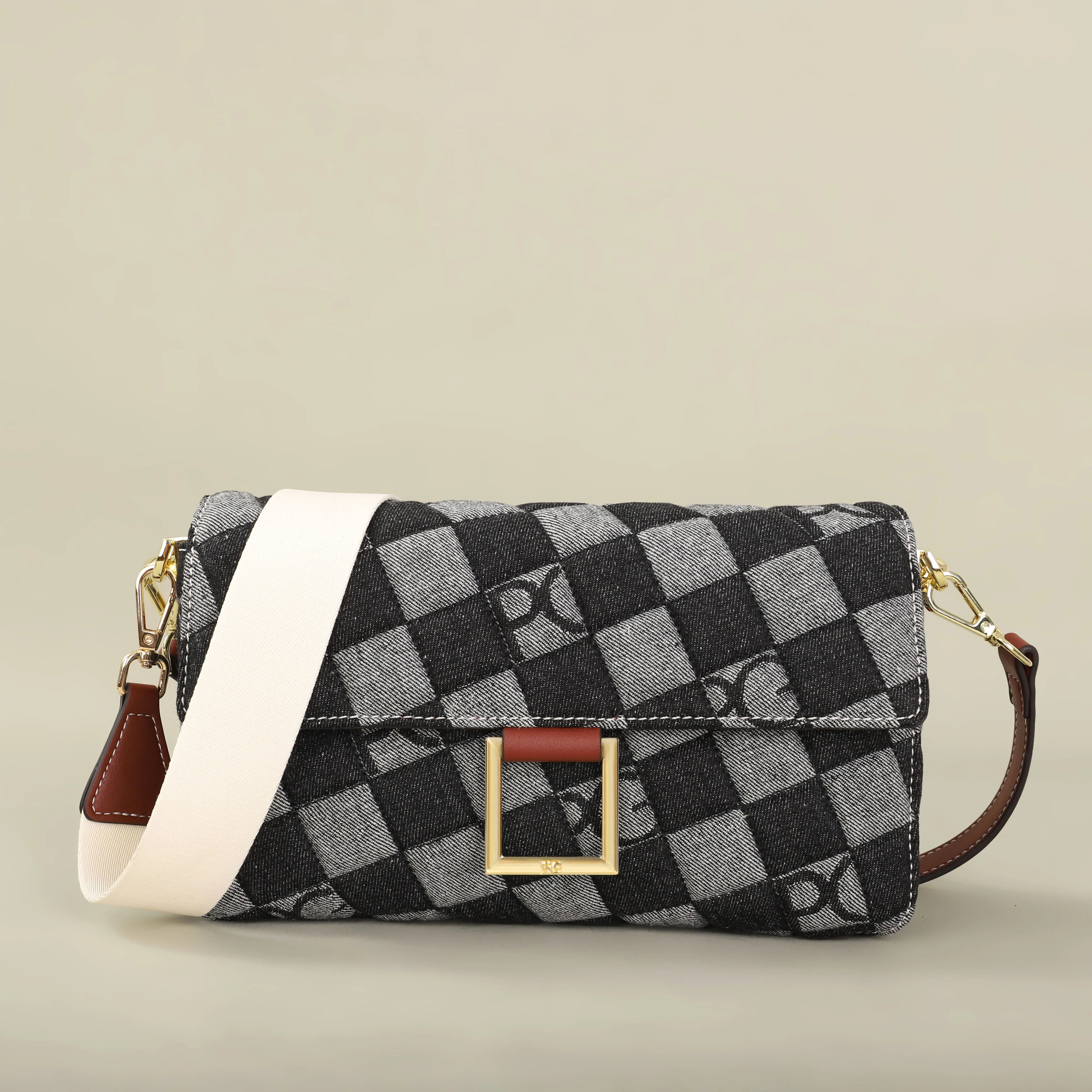 Women's Classic Flap Crossbody Bag - PU Leather