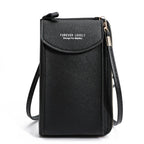 Women's Double-Layer Crossbody Wallet - All-in-One Organizer