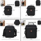Men's Large Waterproof Messenger Bag - Oxford Nylon