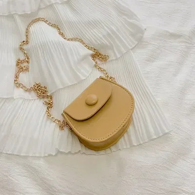 Mini Square Crossbody Bag for Women - Chic PU Leather