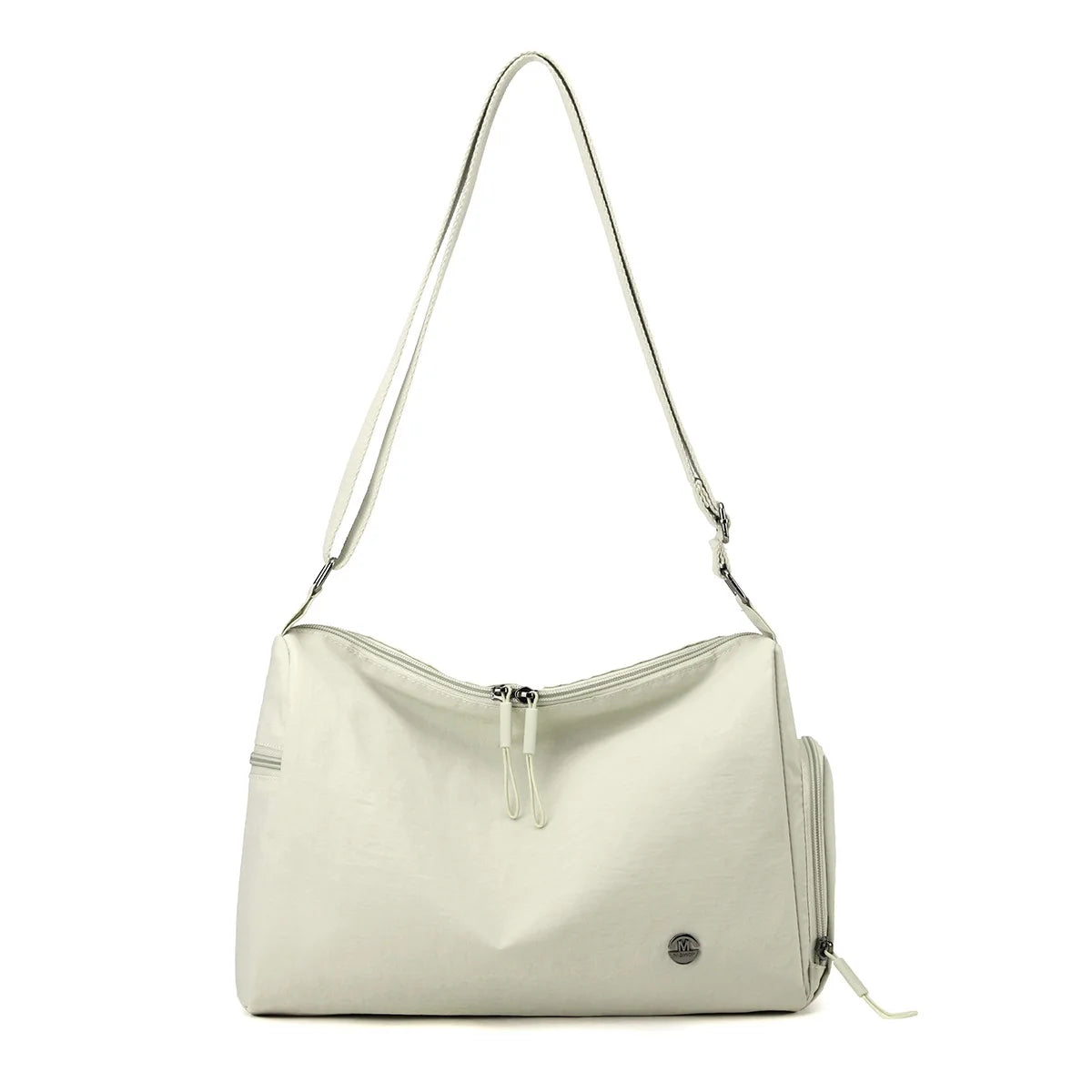 Large Nylon Crescent Bag for Women - Korean Style Crossbody