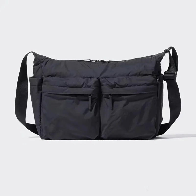 Lightweight Nylon Crossbody Bag - Water-Resistant & Unisex