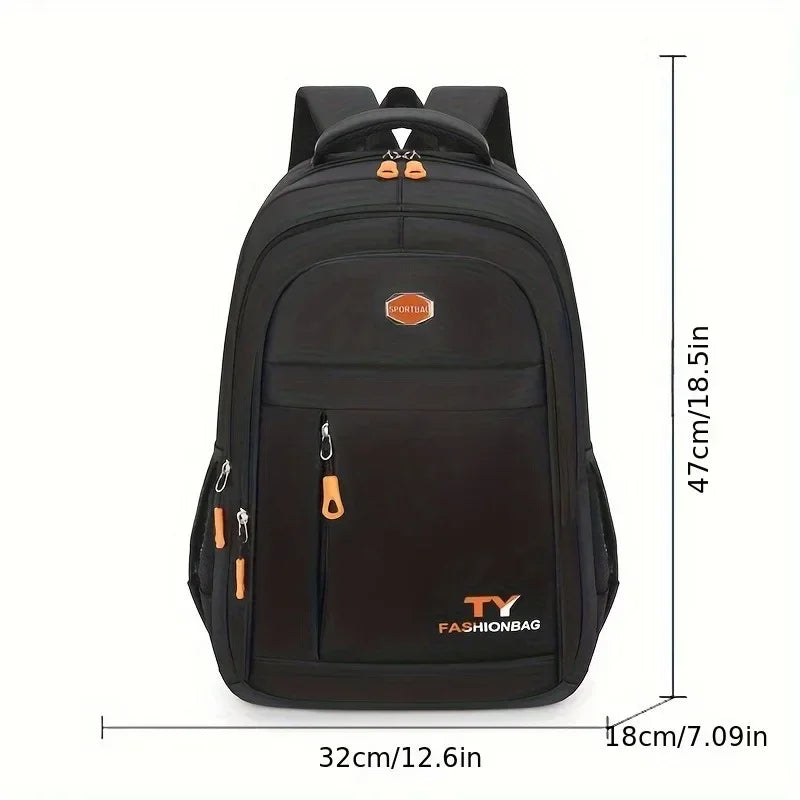 Men's Anti-Theft Laptop Backpack - Fits 15.6", Waterproof with USB