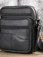 Men's Business Casual Crossbody Bag in Genuine Leather