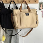 Women's Large Canvas Hobo & Tote Bag - Crossbody Style
