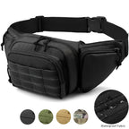 Men's High-Capacity Tactical Fanny Pack - Multi-Pocket Nylon