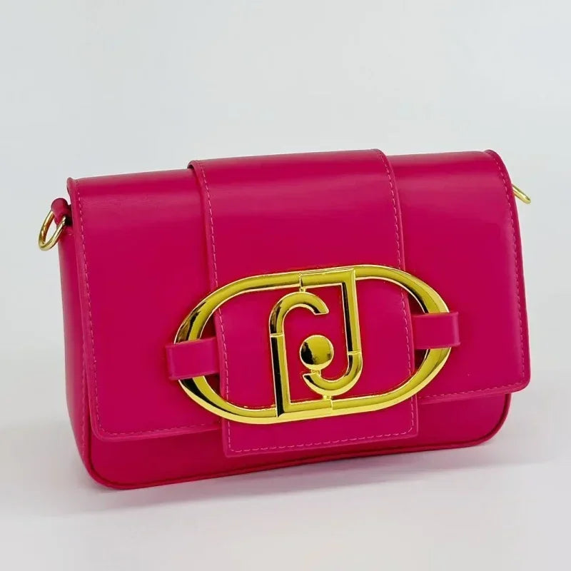 Women's Flap Crossbody Bag with Chain - Square Underarm Style