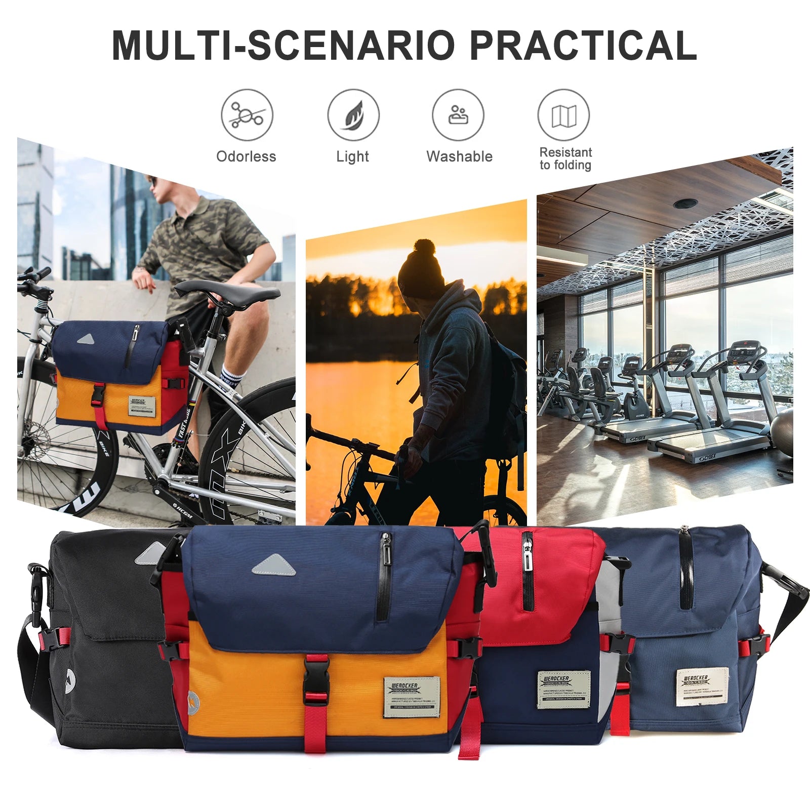 Men's Multi-Way Tactical Sling Bag - Shoulder, Chest & Waist Pack