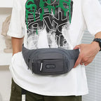 Men's Slim Anti-Theft Fanny Pack - Invisible Travel Waist Bag