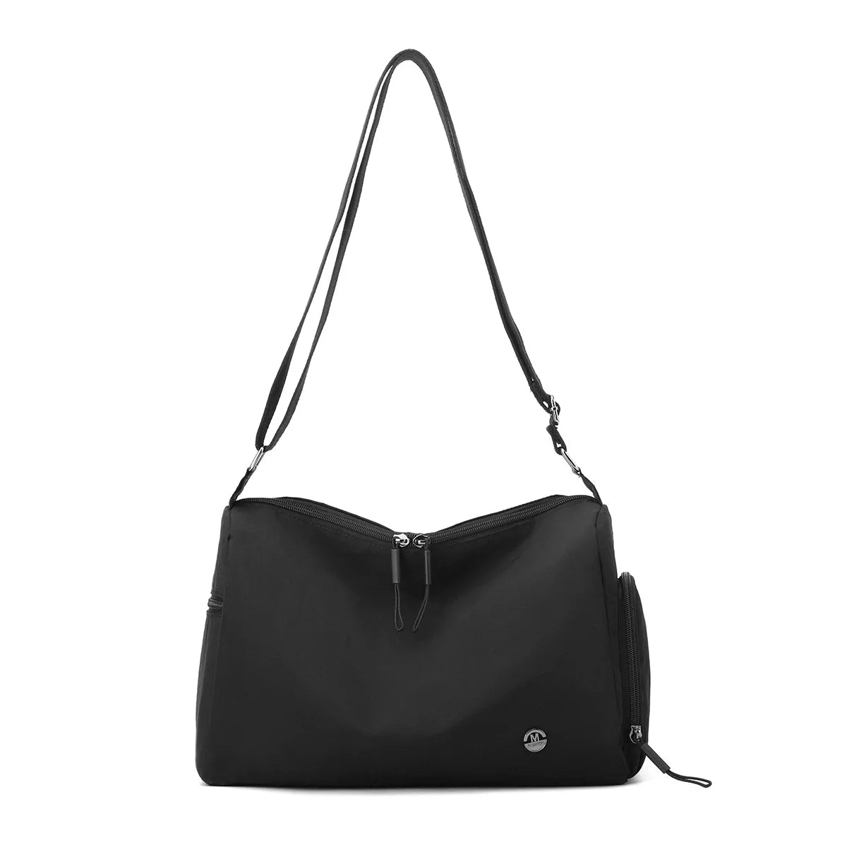 Large Nylon Crescent Bag for Women - Korean Style Crossbody