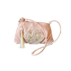 Floral Embroidered Canvas Tote Bag - Large Capacity