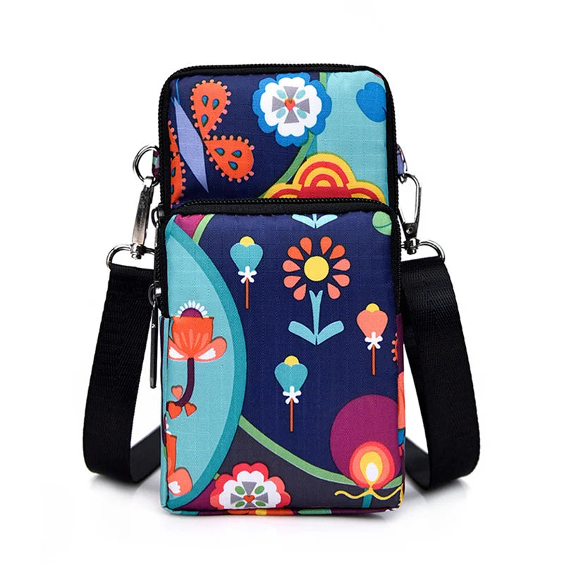 Mini Vertical Crossbody Bag for Phone & Cards