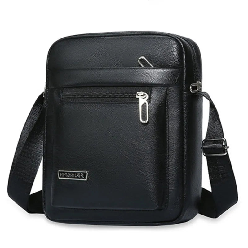 Men's Waterproof Messenger Bag for Tablet - PU Leather