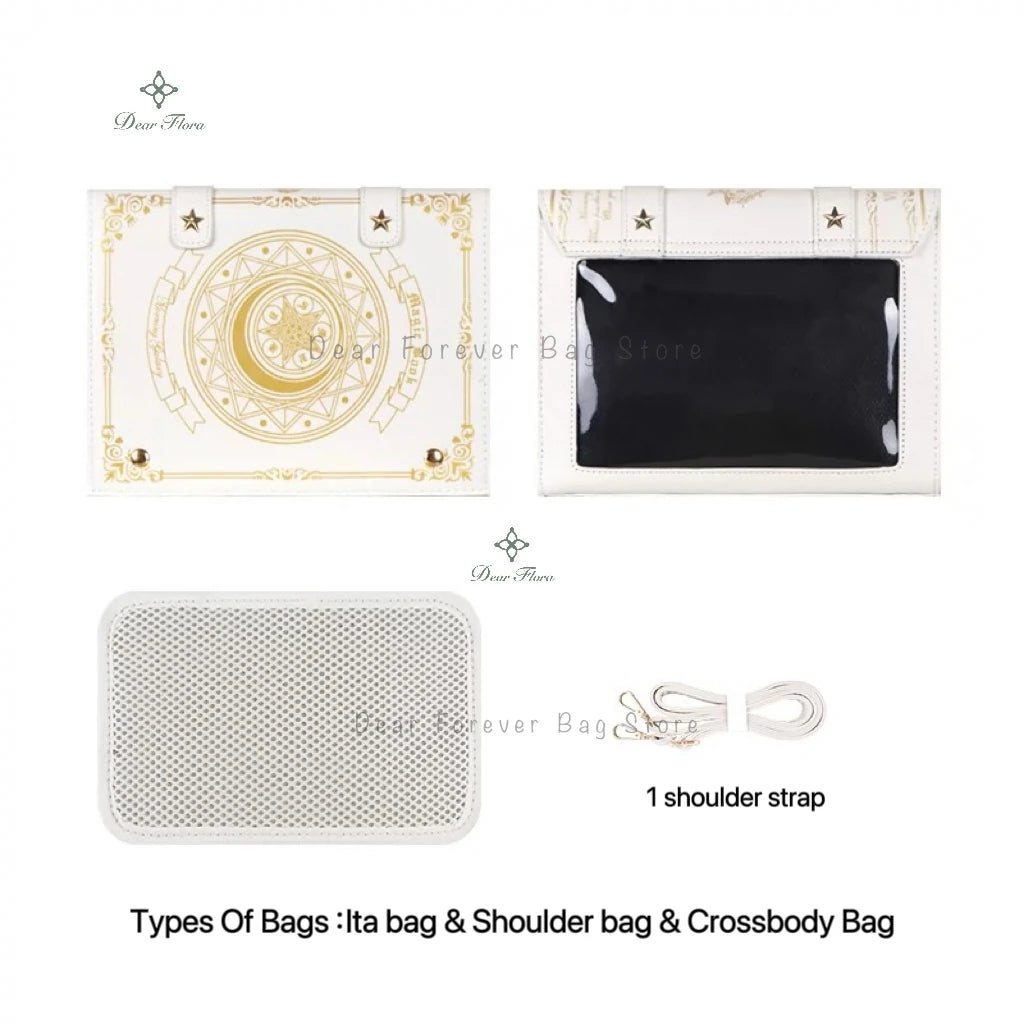 Kawaii Ita Bag for Pins & Merch - Y2K Style Crossbody