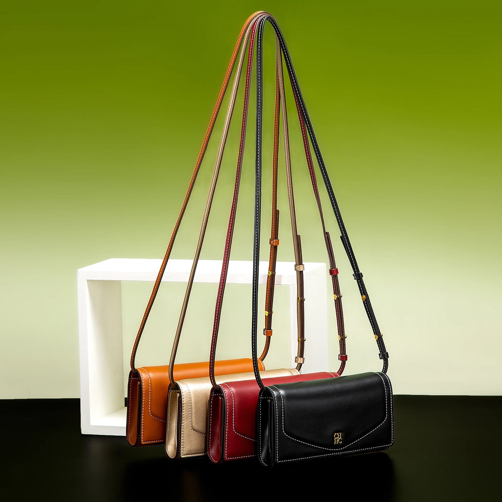 Women's Small Square Crossbody Bag with Flap