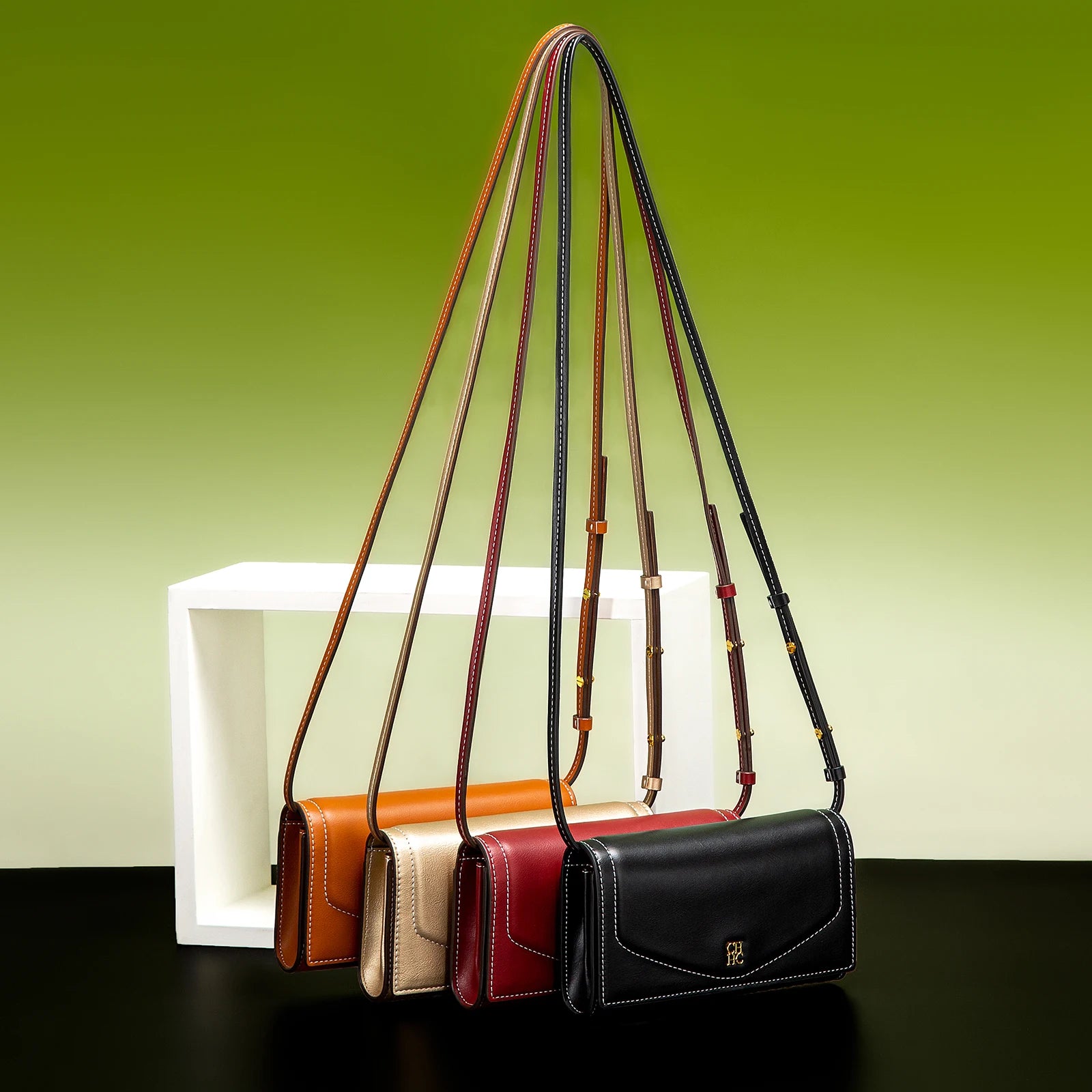 Women's Small Square Crossbody Bag with Flap