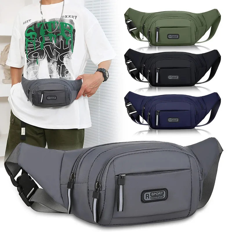 Men's Slim Anti-Theft Fanny Pack - Invisible Travel Waist Bag