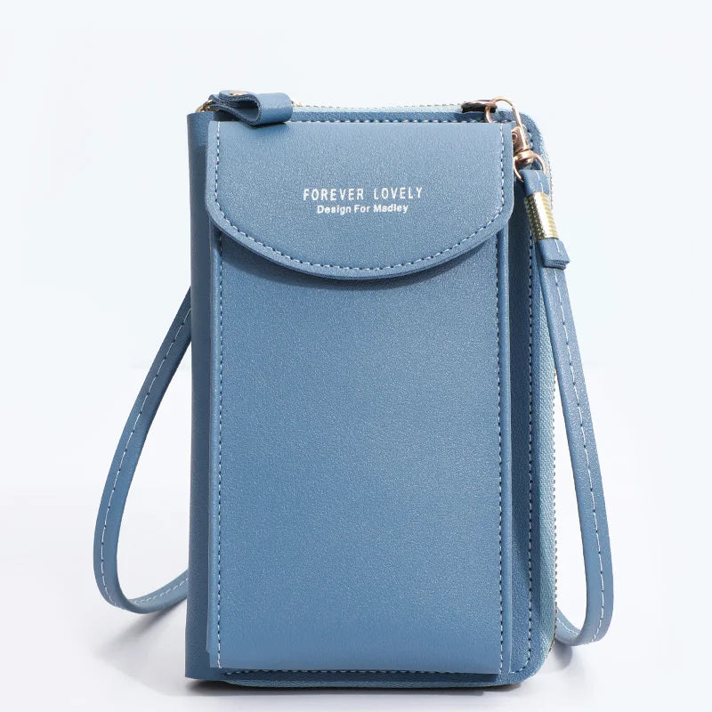 Women's Double-Layer Crossbody Wallet - All-in-One Organizer
