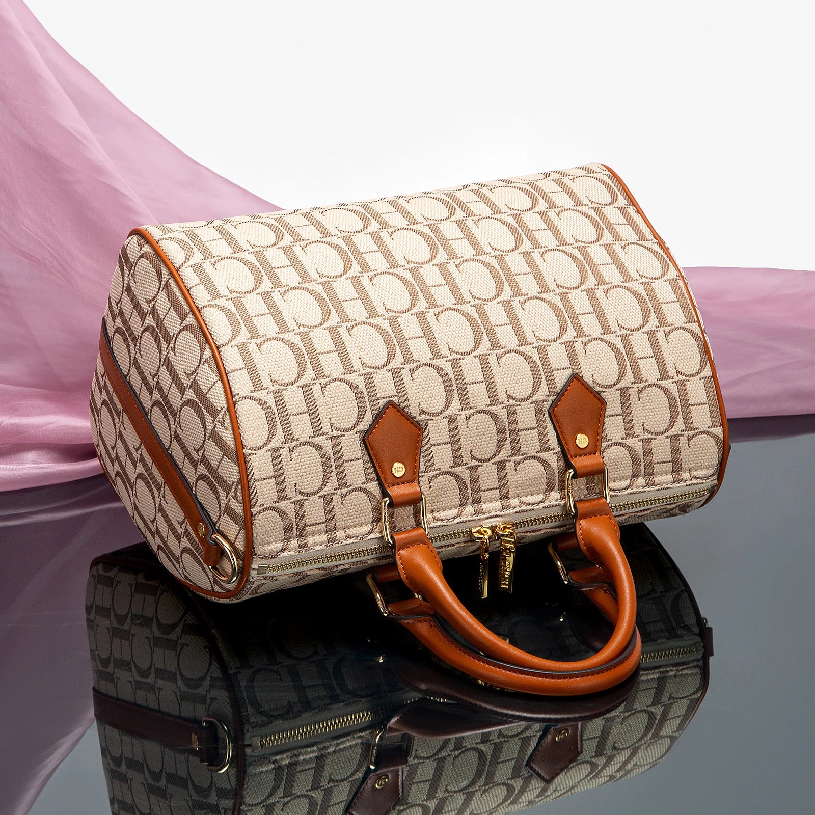 Women's Boston Bag - PU Leather Pillow Crossbody