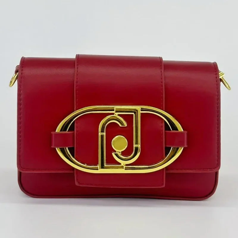 Women's Flap Crossbody Bag with Chain - Square Underarm Style