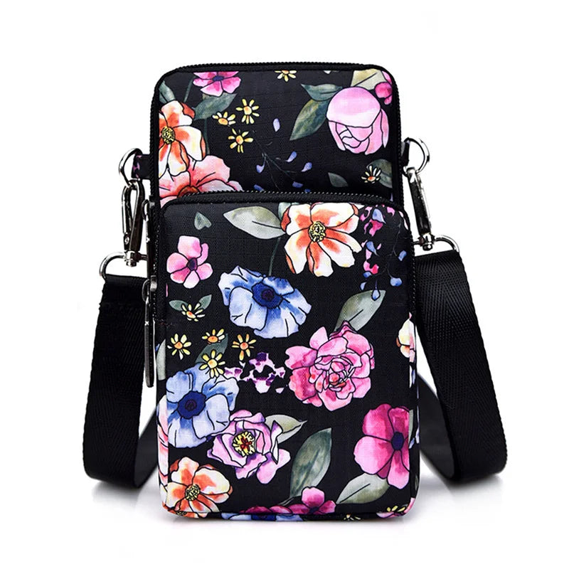 Mini Vertical Crossbody Bag for Phone & Cards