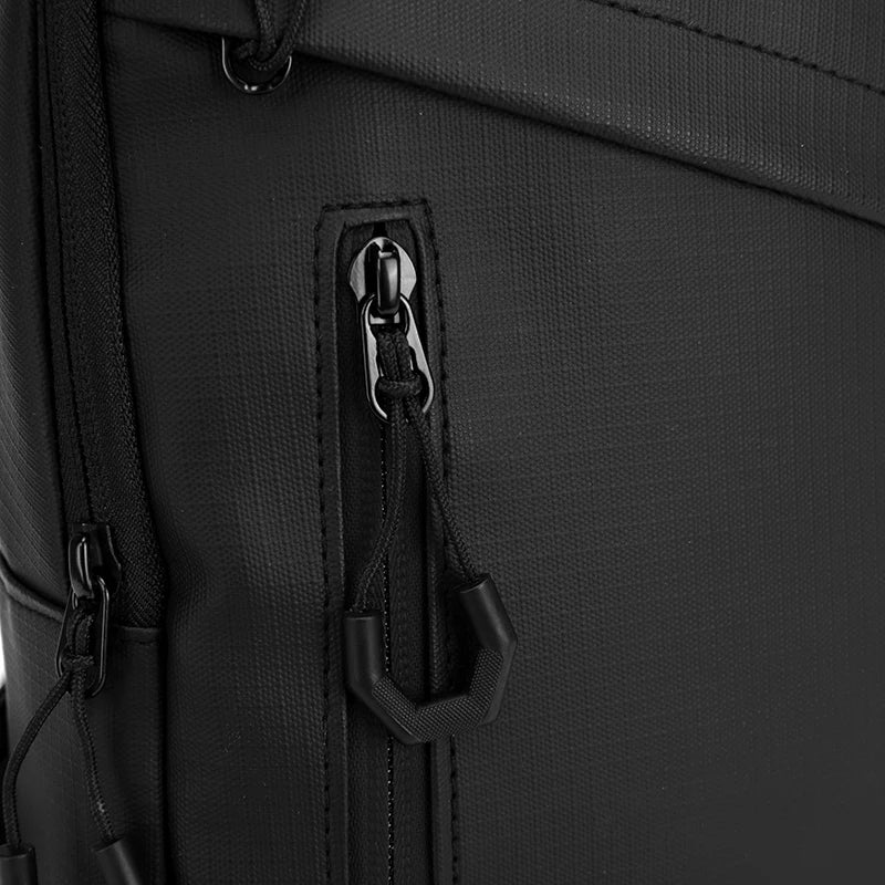 Men's Compact Anti-Theft Sling Bag - USB Chest & Crossbody Pack