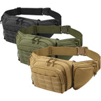 Men's High-Capacity Tactical Fanny Pack - Multi-Pocket Nylon