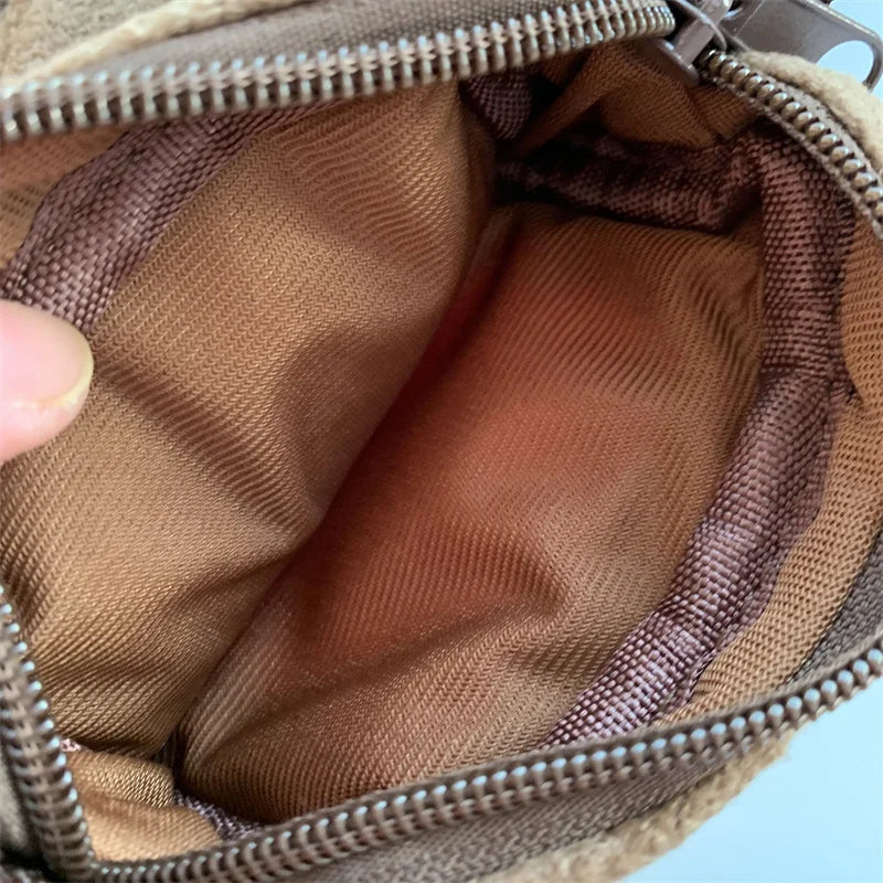 Domo-Kun Plush Crossbody Bag - Kawaii Mini Messenger