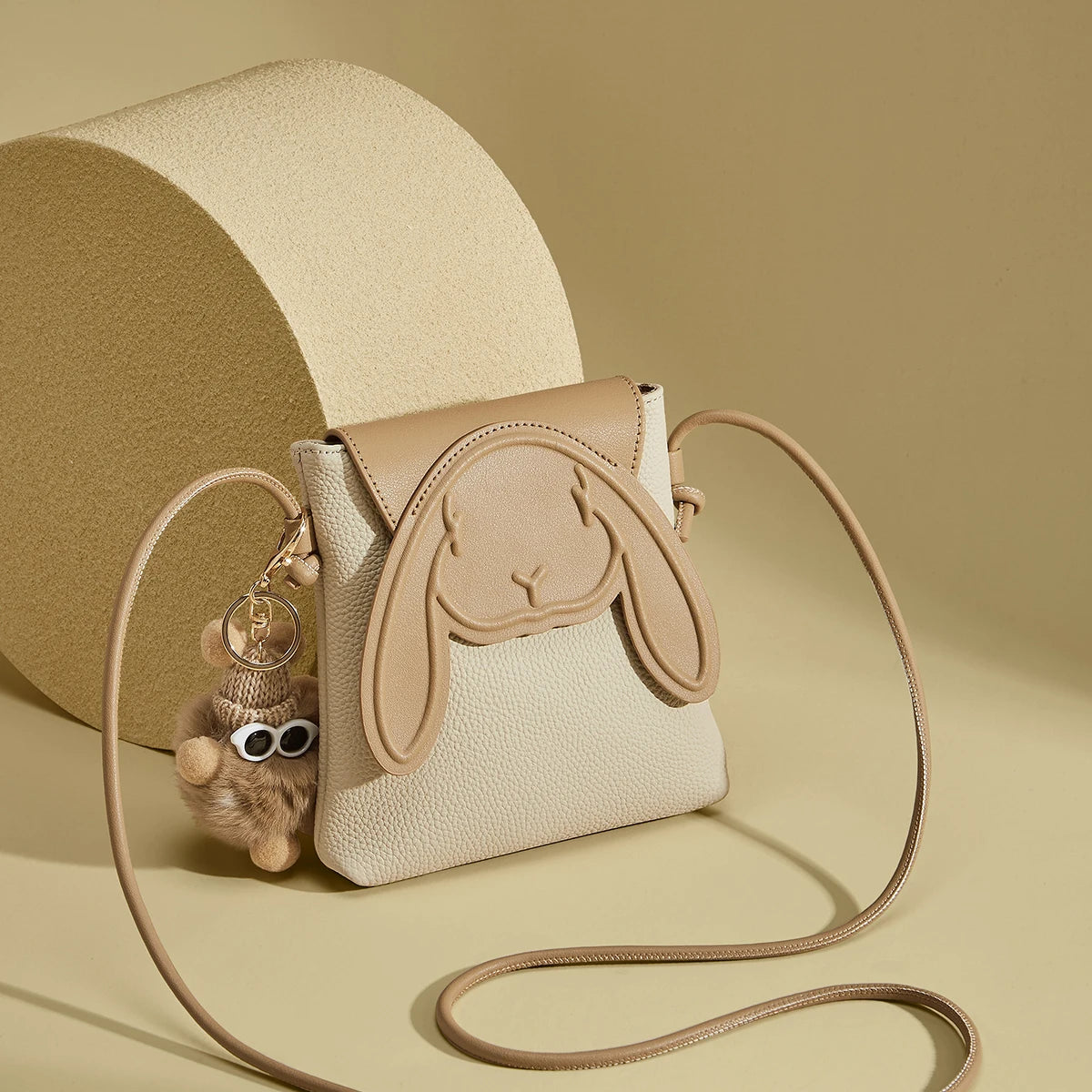 Cute Rabbit Crossbody Bag for Women - Kawaii PU Leather
