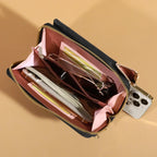 Mini Square Crossbody Bag for Women - Matte PU Leather