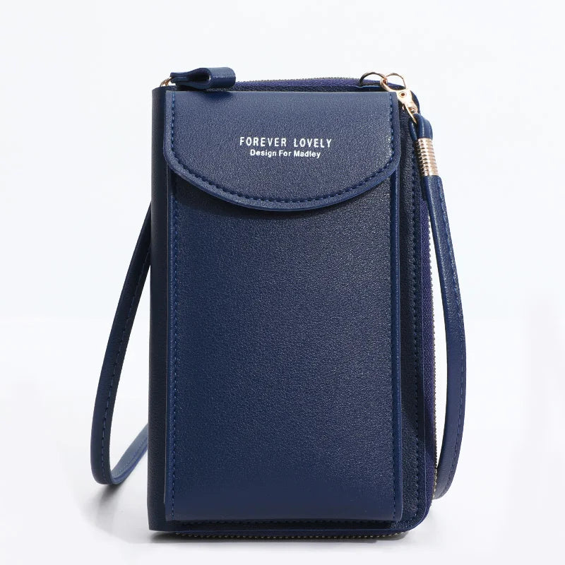 Women's Double-Layer Crossbody Wallet - All-in-One Organizer