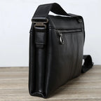 Men's Large Leather Sling Backpack - Single-Shoulder Crossbody
