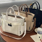 Women's Large Canvas Hobo & Tote Bag - Crossbody Style