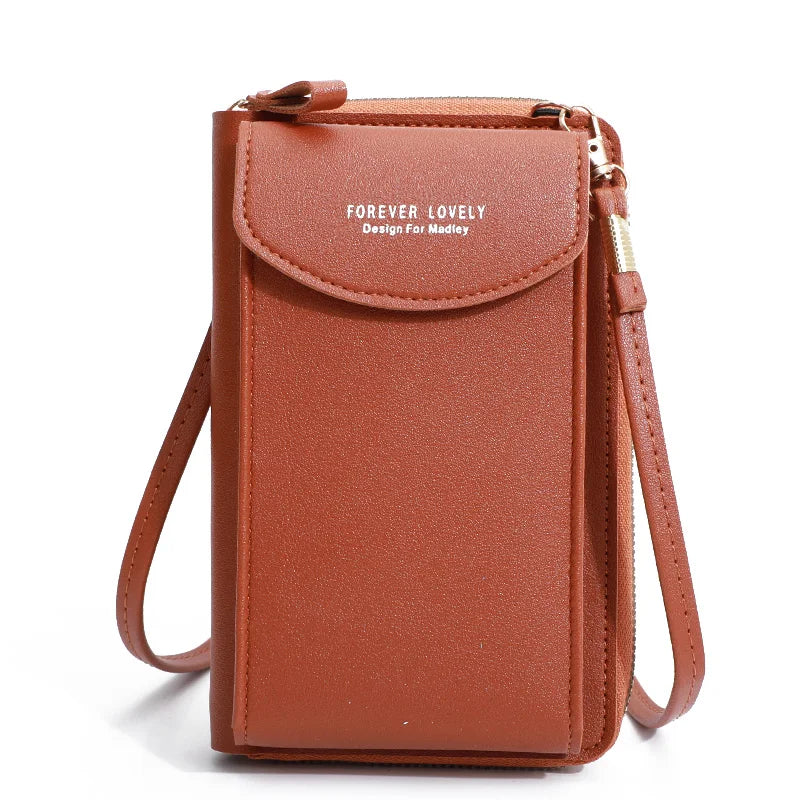 Women's Double-Layer Crossbody Wallet - All-in-One Organizer