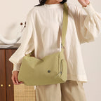 Large Nylon Crescent Bag for Women - Korean Style Crossbody