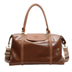 Men's Leather Duffel Bag - Large Travel & Gym Bag