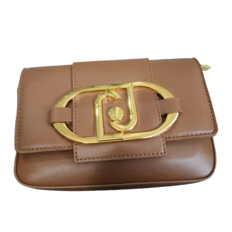 Women's Flap Crossbody Bag with Chain - Square Underarm Style