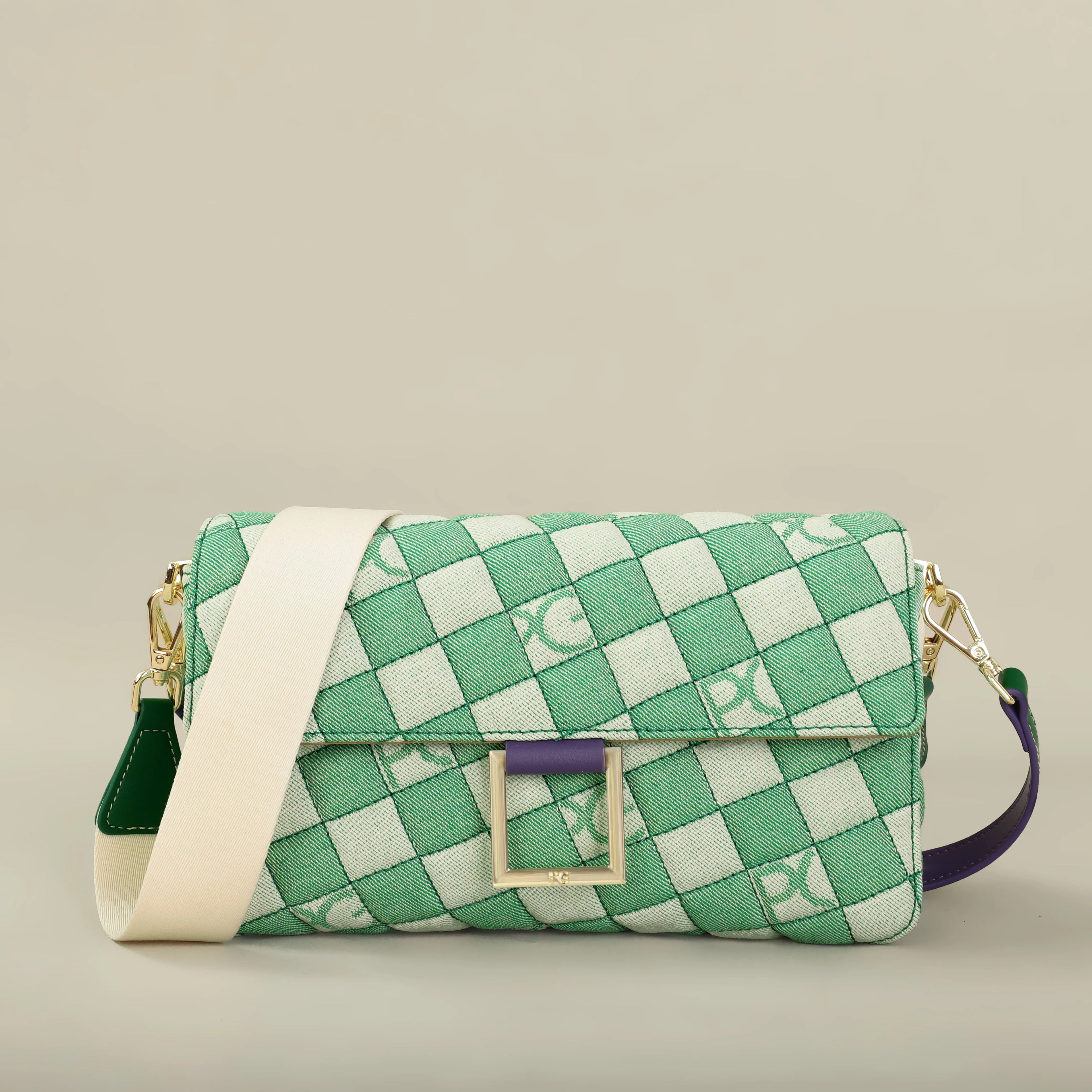 Women's Classic Flap Crossbody Bag - PU Leather