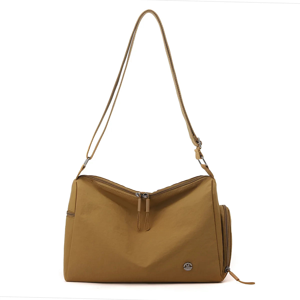 Large Nylon Crescent Bag for Women - Korean Style Crossbody